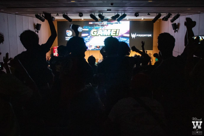 un public en folie lors d'ultimate wanted 4 un public en folie lors d'ultimate wanted 4